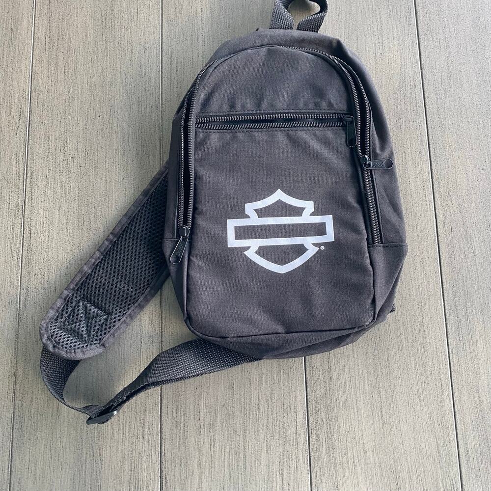 Harley‑Davidson Test Ride Sling Bag • Black • Brand New Promo Gear
